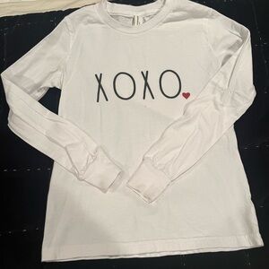 Bella Canvas White Airlume Jersey Valentines Tee